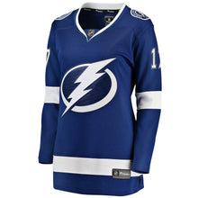 Load image into Gallery viewer, Alex Killorn #17 Tampa Bay Lightning Women's Blue Breakaway Player Jersey