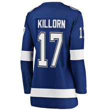 Load image into Gallery viewer, Alex Killorn #17 Tampa Bay Lightning Women's Blue Breakaway Player Jersey