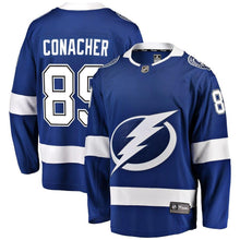 Load image into Gallery viewer, Cory Conacher #89 Tampa Bay Lightning Youth Blue Breakaway Player Jersey