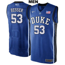 Load image into Gallery viewer, Brennan Besser #53 Duke Blue Devils Stitched Mens College Basketball Jersey