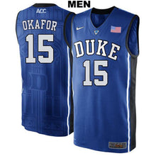 Load image into Gallery viewer, Jahlil Okafor #15 Duke Blue Devils Stitched Mens College Basketball Jersey