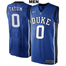 Load image into Gallery viewer, Jayson Tatum #0 Duke Blue Devils Stitched Mens College Basketball Jersey