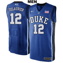 Load image into Gallery viewer, Javin DeLaurier #12 Duke Blue Devils Stitched Youth College Basketball Jersey