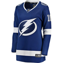 Load image into Gallery viewer, JT Miller #10 Tampa Bay Lightning Women's Blue Home Breakaway Player Jersey
