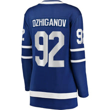 Load image into Gallery viewer, Igor Ozhiganov #92 Toronto Maple Leafs Women's Blue Home Breakaway Player Jersey