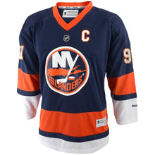Load image into Gallery viewer, John Tavares #91 New York Islanders Youth Navy Blue Replica Player Hockey Jersey