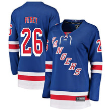 Load image into Gallery viewer, Jimmy Vesey #26 New York Rangers Women's Blue Breakaway Player Jersey