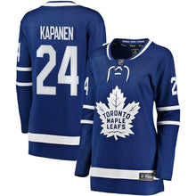 Load image into Gallery viewer, Kasperi Kapanen #24 Toronto Maple Leafs Women's Blue Breakaway Player Jersey