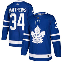 Load image into Gallery viewer, Auston Matthews #34 Toronto Maple Leafs Blue Player Jersey