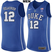 Load image into Gallery viewer, Javin DeLaurier #12 Duke Blue Devils Stitched Youth College Basketball Jersey
