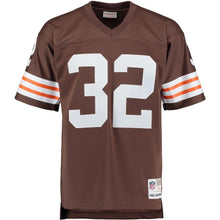 Load image into Gallery viewer, Jim Brown #32 Cleveland Browns Brown 1963 Retired Player Replica Jersey
