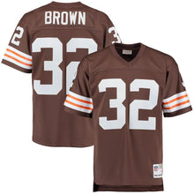 Load image into Gallery viewer, Jim Brown #32 Cleveland Browns Brown 1963 Retired Player Replica Jersey