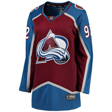 Load image into Gallery viewer, Gabriel Landeskog #92 Colorado Avalanche Women's Burgundy Breakaway Player Jersey