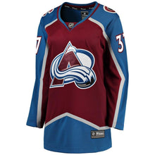 Load image into Gallery viewer, J.T. Compher #37 Colorado Avalanche Women's Burgundy Breakaway Player Jersey