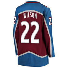 Load image into Gallery viewer, Colin Wilson #22 Colorado Avalanche Women's Burgundy Breakaway Player Jersey