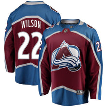 Load image into Gallery viewer, Colin Wilson #22 Colorado Avalanche Burgundy Breakaway Player Jersey