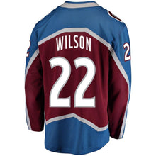 Load image into Gallery viewer, Colin Wilson #22 Colorado Avalanche Burgundy Breakaway Player Jersey