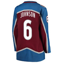 Load image into Gallery viewer, Erik Johnson #6 Colorado Avalanche Women's Burgundy Breakaway Player Jersey