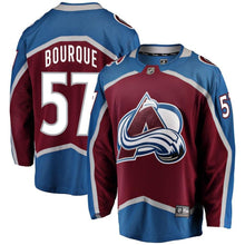 Load image into Gallery viewer, Gabriel Bourque #57 Colorado Avalanche Burgundy Breakaway Player Jersey