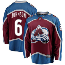 Load image into Gallery viewer, Erik Johnson #6 Colorado Avalanche Burgundy Breakaway Player Jersey