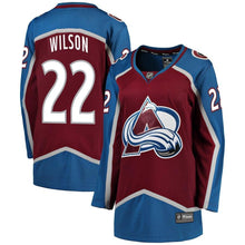 Load image into Gallery viewer, Colin Wilson #22 Colorado Avalanche Women's Burgundy Breakaway Player Jersey