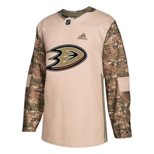 Load image into Gallery viewer, Anaheim Ducks Camo Veterans Day Practice Jersey