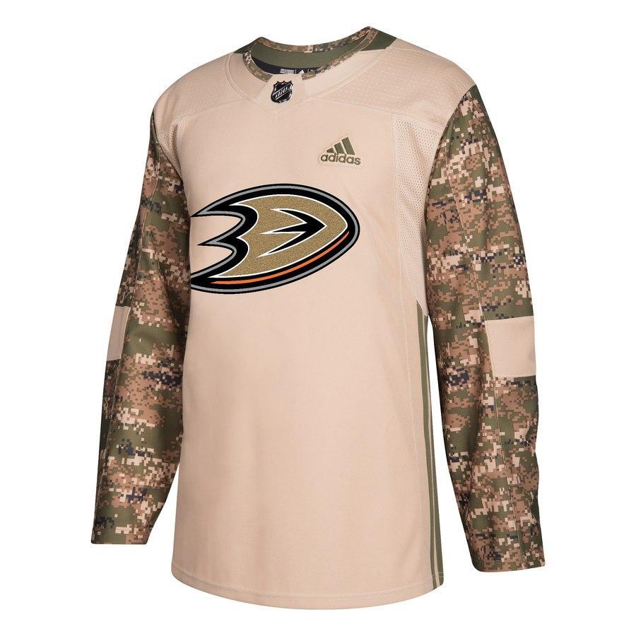 Anaheim Ducks Camo Veterans Day Practice Jersey