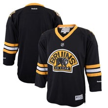 Load image into Gallery viewer, Boston Bruins Youth Charcoal Replica Alternate Jersey