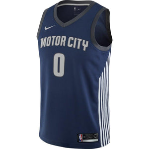 Andre Drummond #0 Detroit Pistons Blue Mens Swingman Jersey