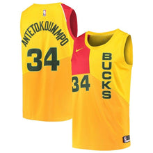 Load image into Gallery viewer, Giannis Antetokounmpo #34 Milwaukee Bucks 2018/19 Mens Swingman Jersey