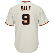Load image into Gallery viewer, Brandon Belt San #9 Francisco Giants Cream Cool Base Alternate Player Jersey