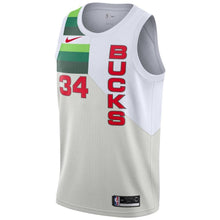 Load image into Gallery viewer, Giannis Antetokounmpo #34 Milwaukee Bucks 2018/19 Mens Swingman Jersey