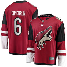 Load image into Gallery viewer, Jakob Chychrun #6 Arizona Coyotes Garnet Breakaway Player Jersey