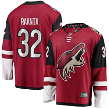 Load image into Gallery viewer, Antti Raanta #32 Arizona Coyotes Garnet Breakaway Player Jersey