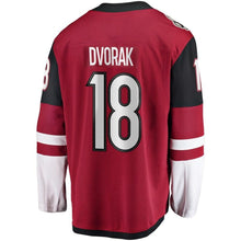 Load image into Gallery viewer, Christian Dvorak #18 Arizona Coyotes Garnet Breakaway Player Jersey