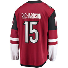 Load image into Gallery viewer, Brad Richardson #15 Arizona Coyotes Garnet Breakaway Player Jersey