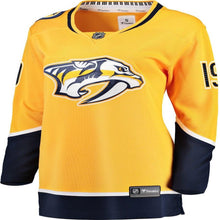 Load image into Gallery viewer, Calle Jarnkrok #19 Nashville Predators Women's Gold Breakaway Player Jersey