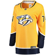 Load image into Gallery viewer, Juuse Saros Nashville Predators Women's Gold Breakaway Player Jersey