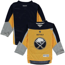 Load image into Gallery viewer, Buffalo Sabres Youth Gold Blank Replica Jersey