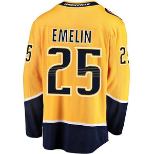 Alexei Emelin #25 Nashville Predators Youth Gold Breakaway Player Jersey