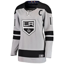 Load image into Gallery viewer, Anze Kopitar #11 Los Angeles Kings Women's Gray Alternate Breakaway Player Jersey