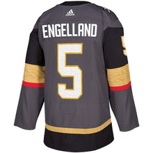 Load image into Gallery viewer, Deryk Engelland #5 Vegas Golden Knights Gray Player Jersey