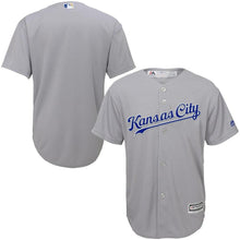 Load image into Gallery viewer, Kansas City Royals Youth Gray Road Official Cool Base Jersey