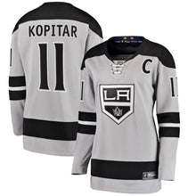 Load image into Gallery viewer, Anze Kopitar #11 Los Angeles Kings Women's Gray Alternate Breakaway Player Jersey