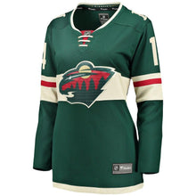 Load image into Gallery viewer, Joel Eriksson #14 Ek Minnesota Wild Women's Green Breakaway Player Jersey