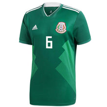 Load image into Gallery viewer, Jonathan dos Santos  #6 Mexico National Team Green 2018 Home Replica Jersey
