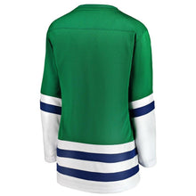 Load image into Gallery viewer, Carolina Hurricanes Women's Green Whalers Night Breakaway Jersey