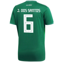 Load image into Gallery viewer, Jonathan dos Santos  #6 Mexico National Team Green 2018 Home Replica Jersey