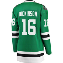 Load image into Gallery viewer, Jason Dickinson #16 Dallas Stars Women's Kelly Green Breakaway Player Jersey
