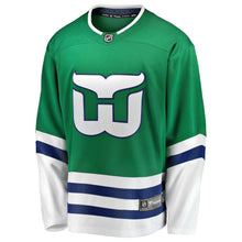 Load image into Gallery viewer, Carolina Hurricanes Youth Green Whalers Night Breakaway Jersey